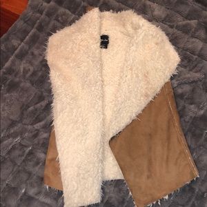 Faux fur and Sheepskin Vest